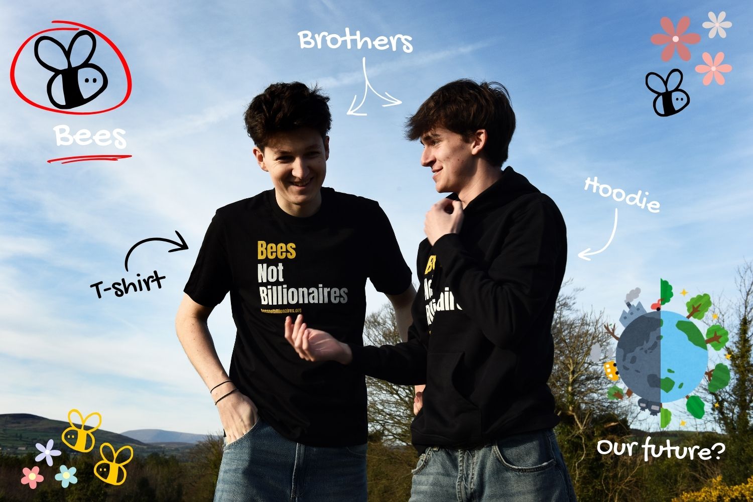 About Bees Not Billionaires sustainable clothing